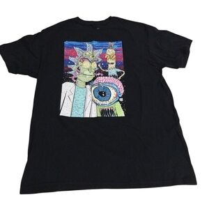 Rick and Morty t-shirt women's size large eyeball Adult Swim